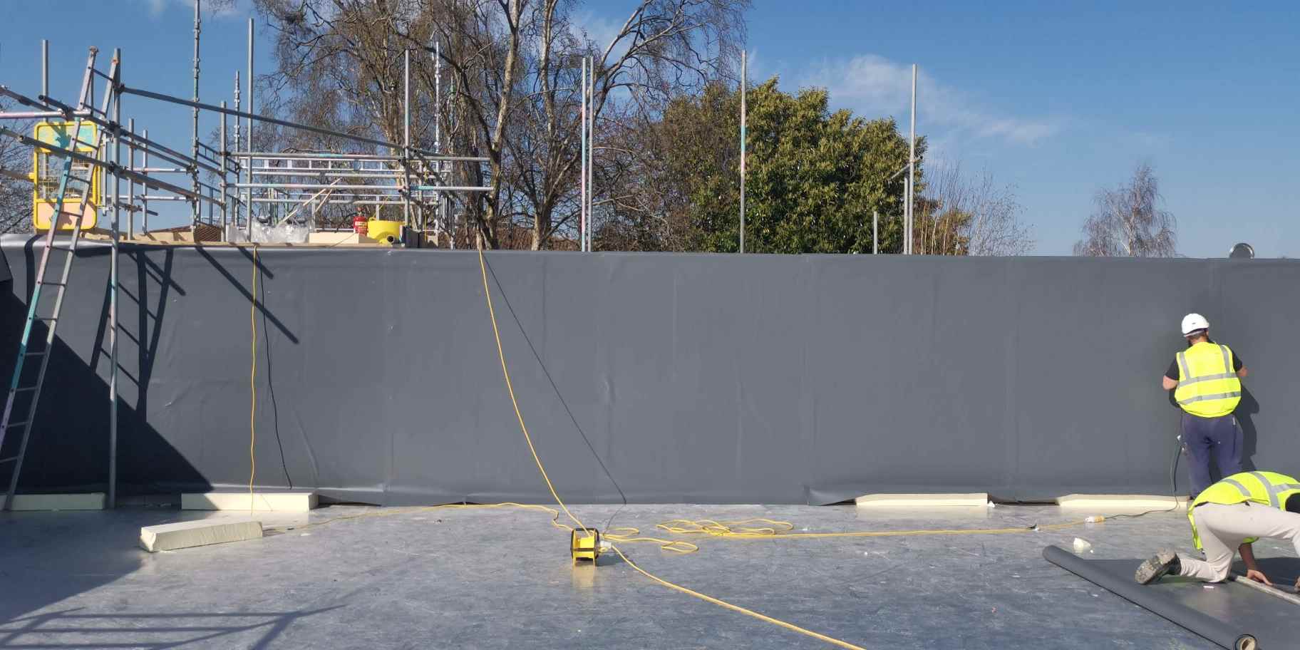 Office building flat roofing Sheffield